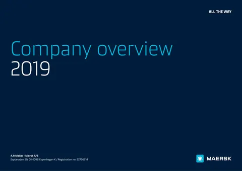 Maersk | Investor Presentation Deck | 13 slides
