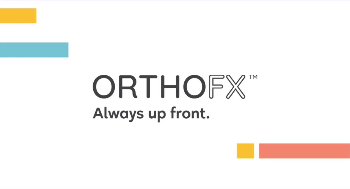 Dental tech startup OrthoFX raised $13 million using this pitch deck · slide 1