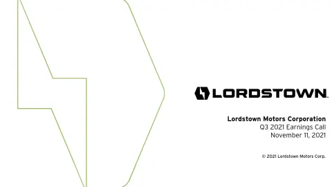 Lordstown Motors | Results Presentation Deck | 18 slides