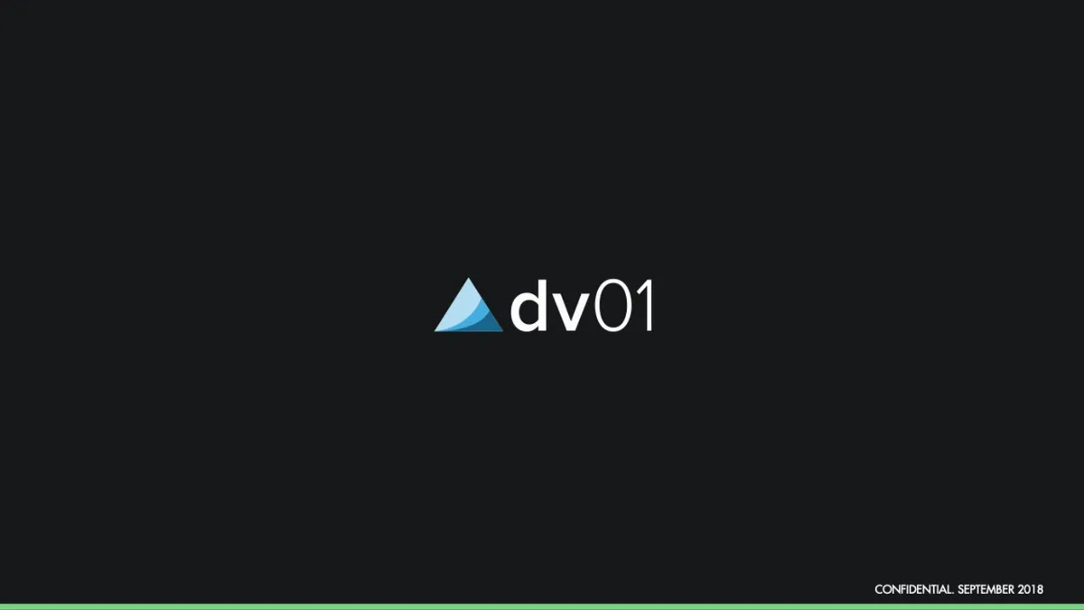 Here's the pitch deck that fintech dv01 used to nab $15 million from the likes of George Soros and Pivot Investment Partners. The startup's founder called it the easiest round he's ever raised. · slide 1