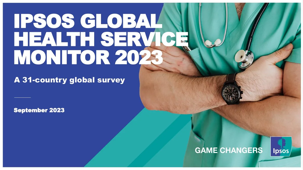 IPSOS GLOBAL HEALTH SERVICE MONITOR 2023 · slide 1