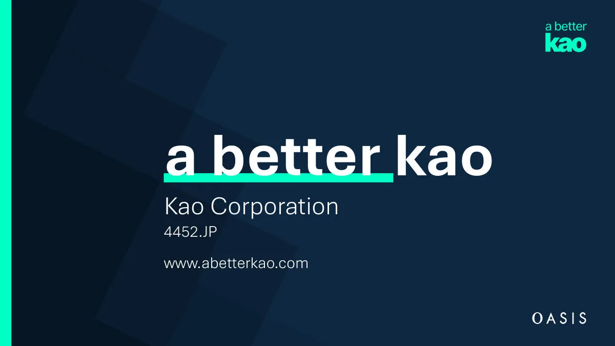 Kao Corporation (4452.JP) · slide 1