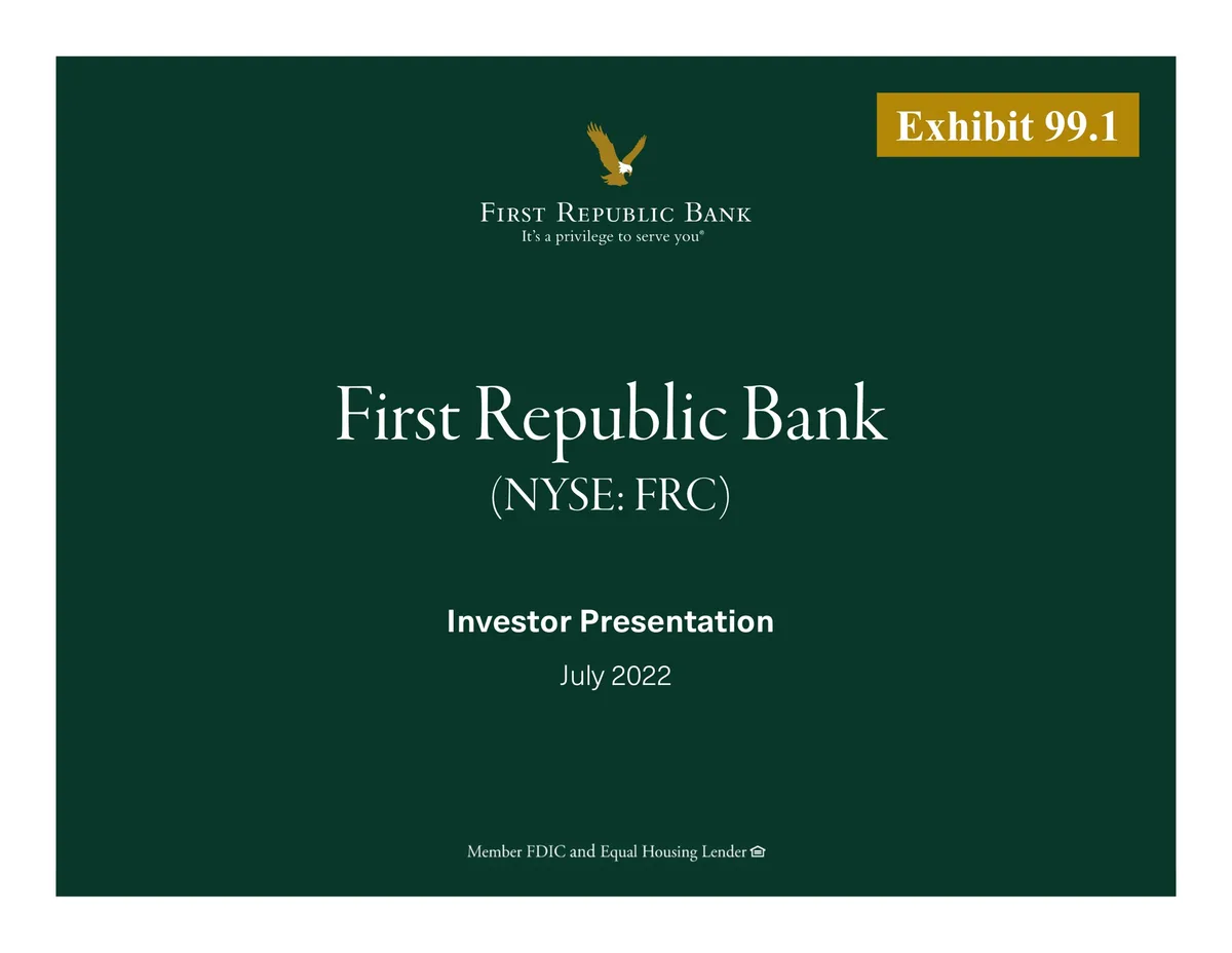 Includes Exhibit 99.1 designation, indicating this is a regulatory filing document.