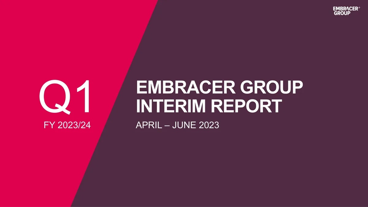 Embracer Group | Results Presentation Deck | 25 slides · slide 1