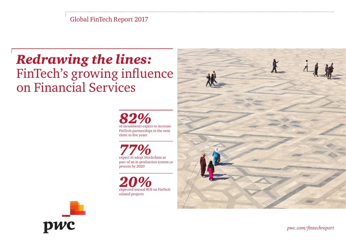 Redrawing the lines: FinTech’s growing influence on Financial Services · slide 1
