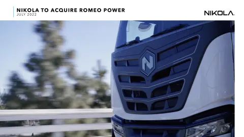 Nikola | Investor Day Presentation Deck | 11 slides