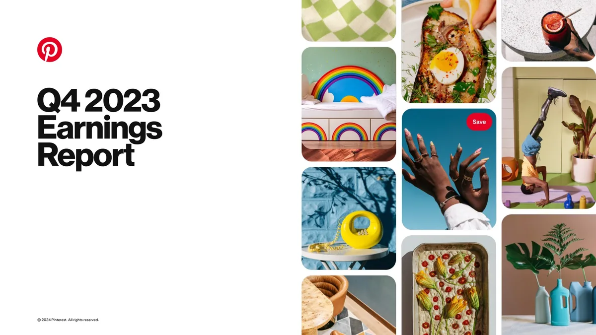 Pinterest | Results Presentation Deck | 13 slides · slide 1
