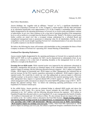 Forward Air Corporation (FWRD)