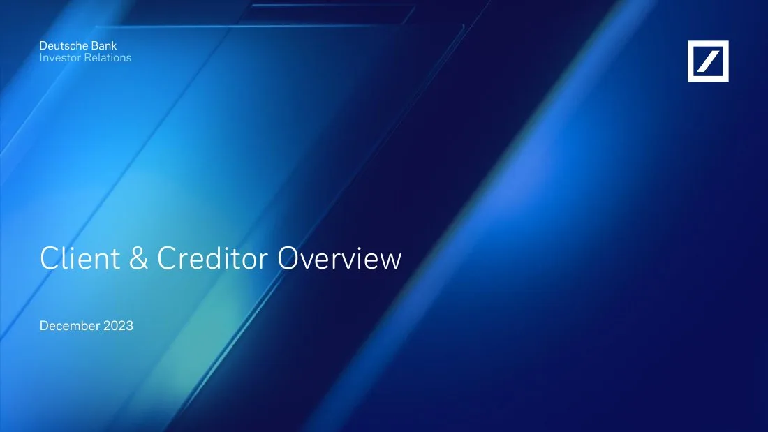 Client Creditor Overview Q3 2023 incl S&P update · slide 1