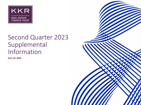 KKR Real Estate Finance Trust | Results Presentation Deck | 24 slides