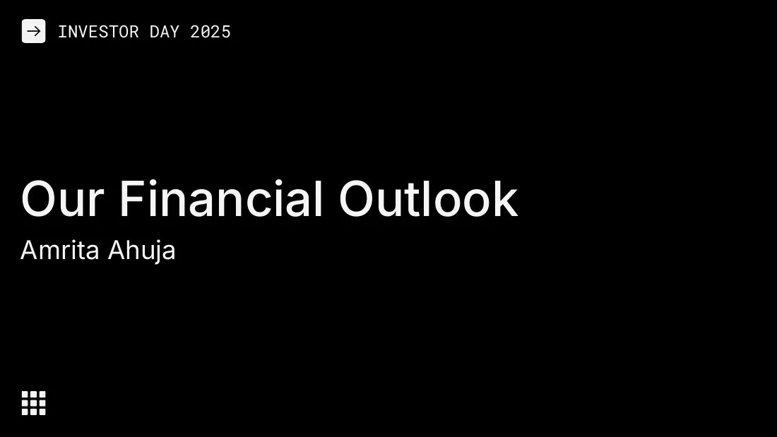 2025 Investor Day Financial Outlook · slide 1
