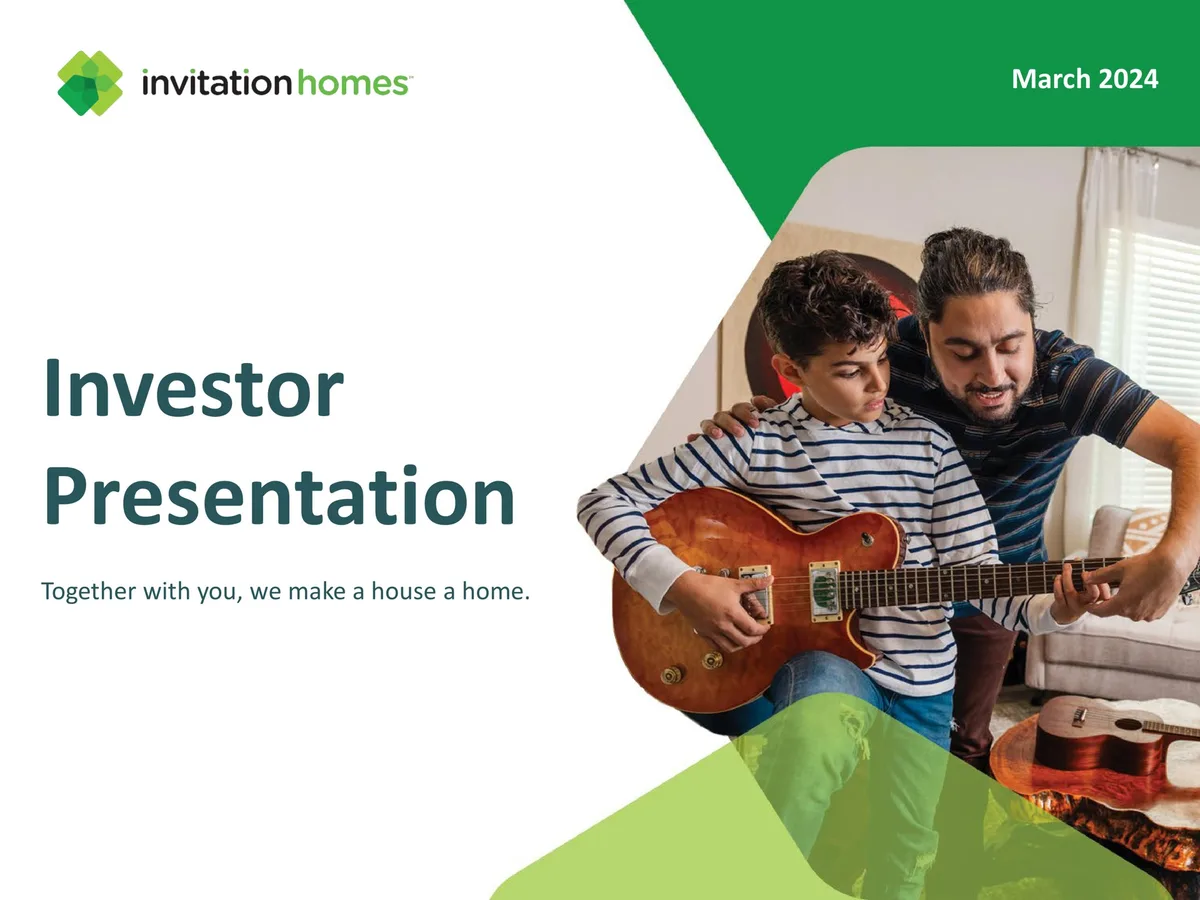 Invitation Homes | Investor Presentation Deck | 22 slides · slide 1