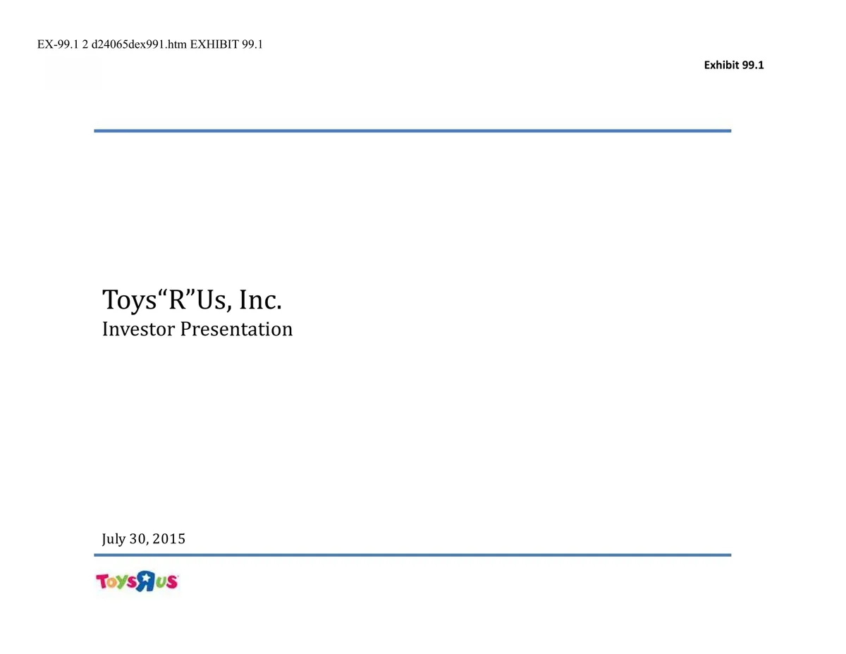 Includes SEC filing reference EX-99.1.