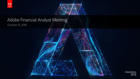 Adobe | Investor Day Presentation Deck | 119 slides