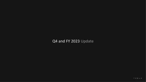 Tesla | Results Presentation Deck | 32 slides