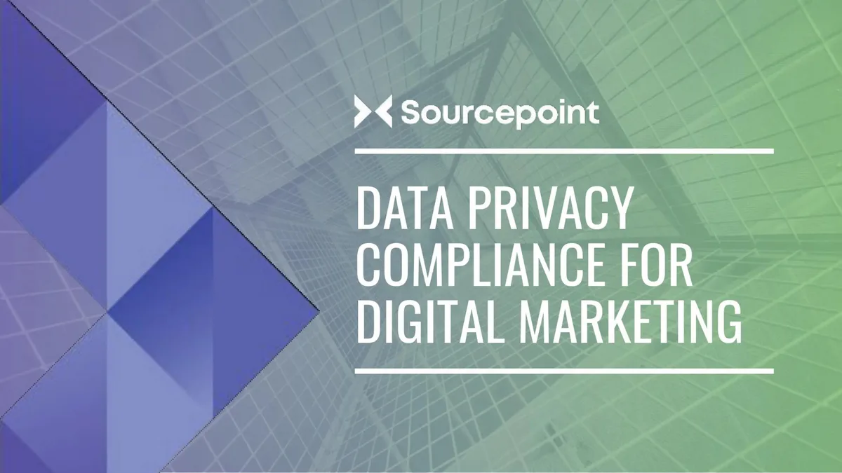 The pitch deck used to raise $17 million for a startup that helps advertisers and publishers comply with privacy laws · slide 1