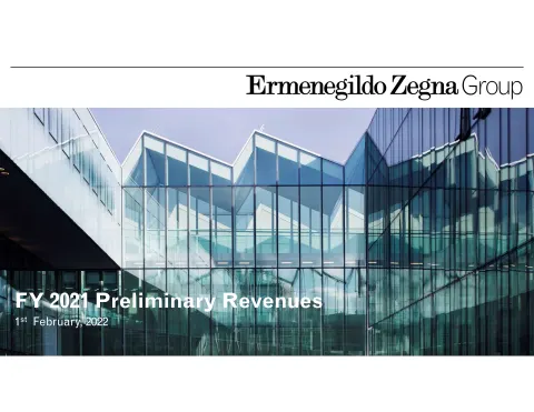 Zegna | Results Presentation Deck | 22 slides