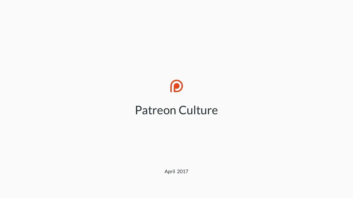 Patreon culture code · slide 1