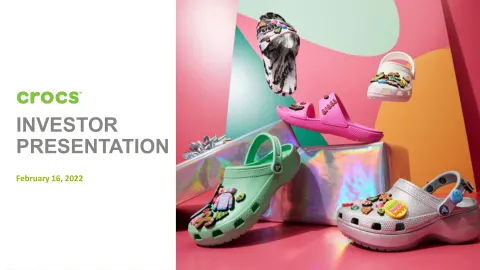 Crocs | Investor Presentation Deck | 36 slides