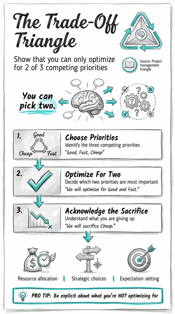 Tradeoff Triangle illustration