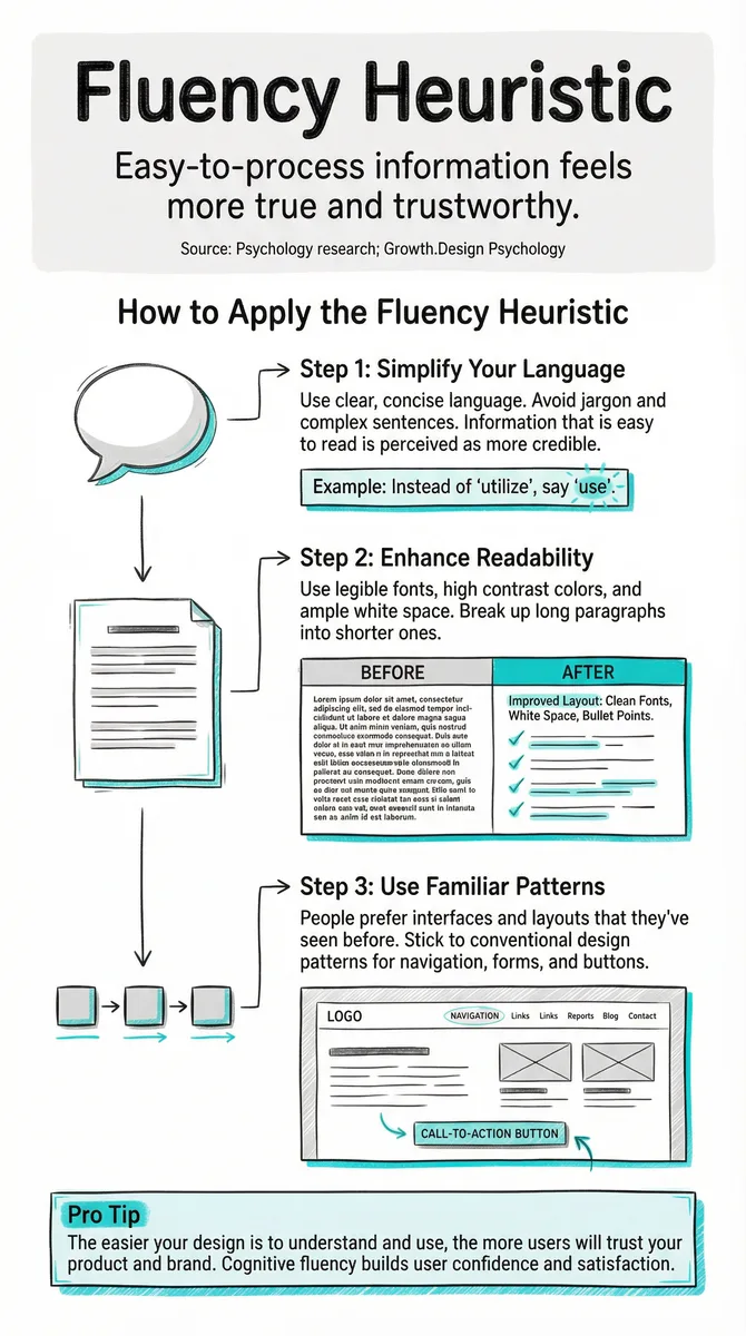 Fluency Heuristic illustration