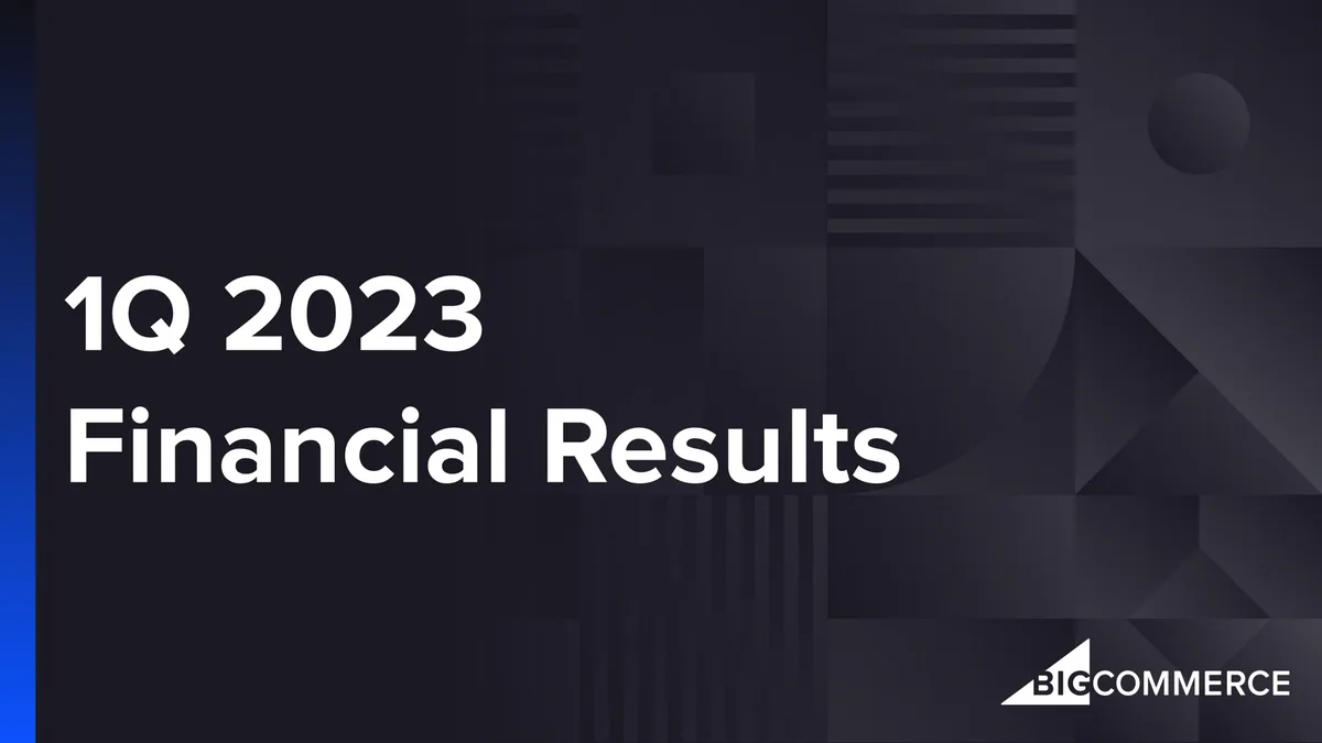 BigCommerce | Results Presentation Deck | 40 slides · slide 1