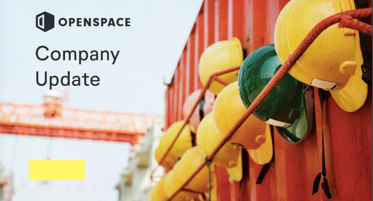 We got an exclusive look at the pitch deck that OpenSpace;; a startup using AI cameras for construction;; used to raise $14 million from investors including WeWork · slide 1