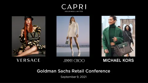 Capri Holdings | Investor Conference Presentation Deck | 6 slides