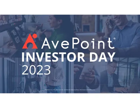 AvePoint | Investor Day Presentation Deck | 168 slides