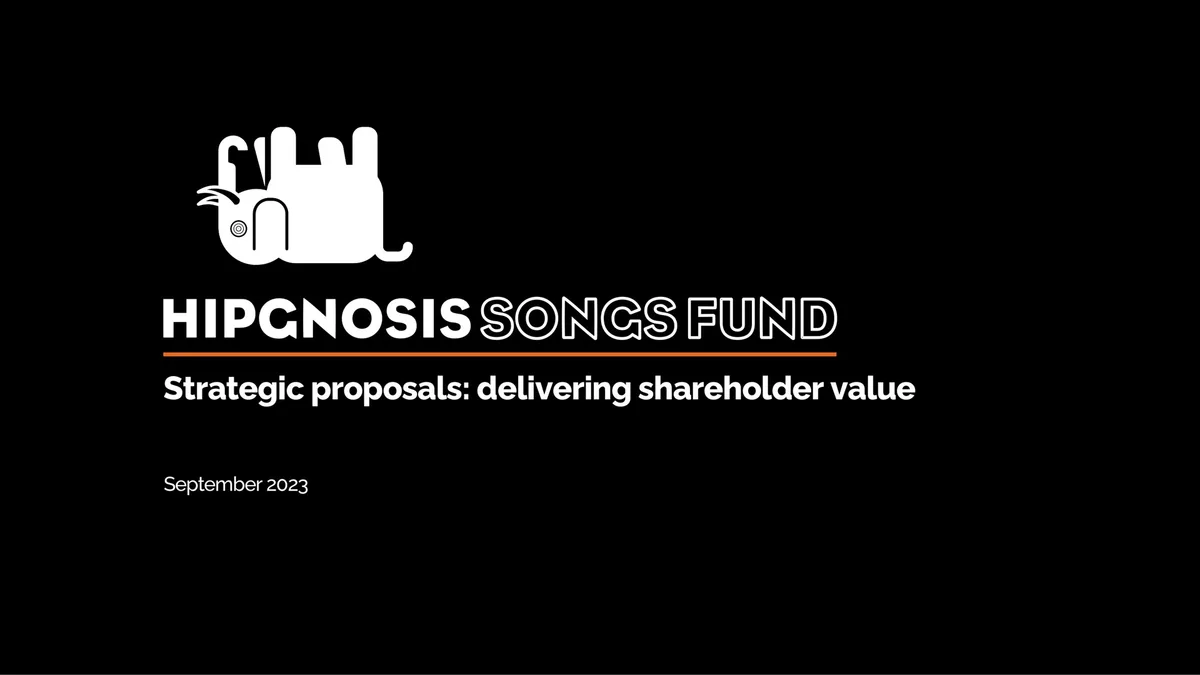 Hipgnosis Songs Fund | Results Presentation Deck | 22 slides · slide 1