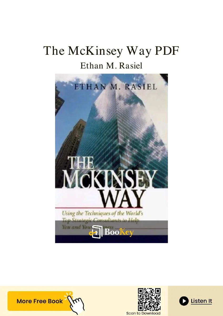 This appears to be a promotional slide for a book summary service called Bookey.
