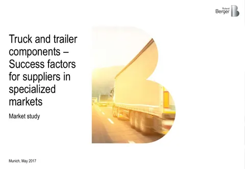 Truck and trailer components – Success factors for suppliers in specialized markets