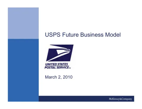 USPS Future Business Model