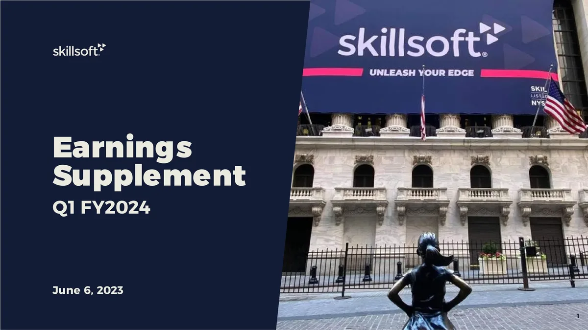 Skillsoft | Results Presentation Deck | 17 slides · slide 1