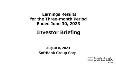 SoftBank | Results Presentation Deck | 43 slides