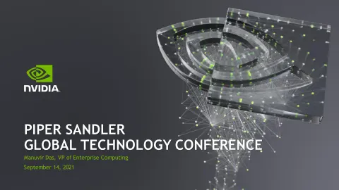 NVIDIA | Investor Conference Presentation Deck | 8 slides