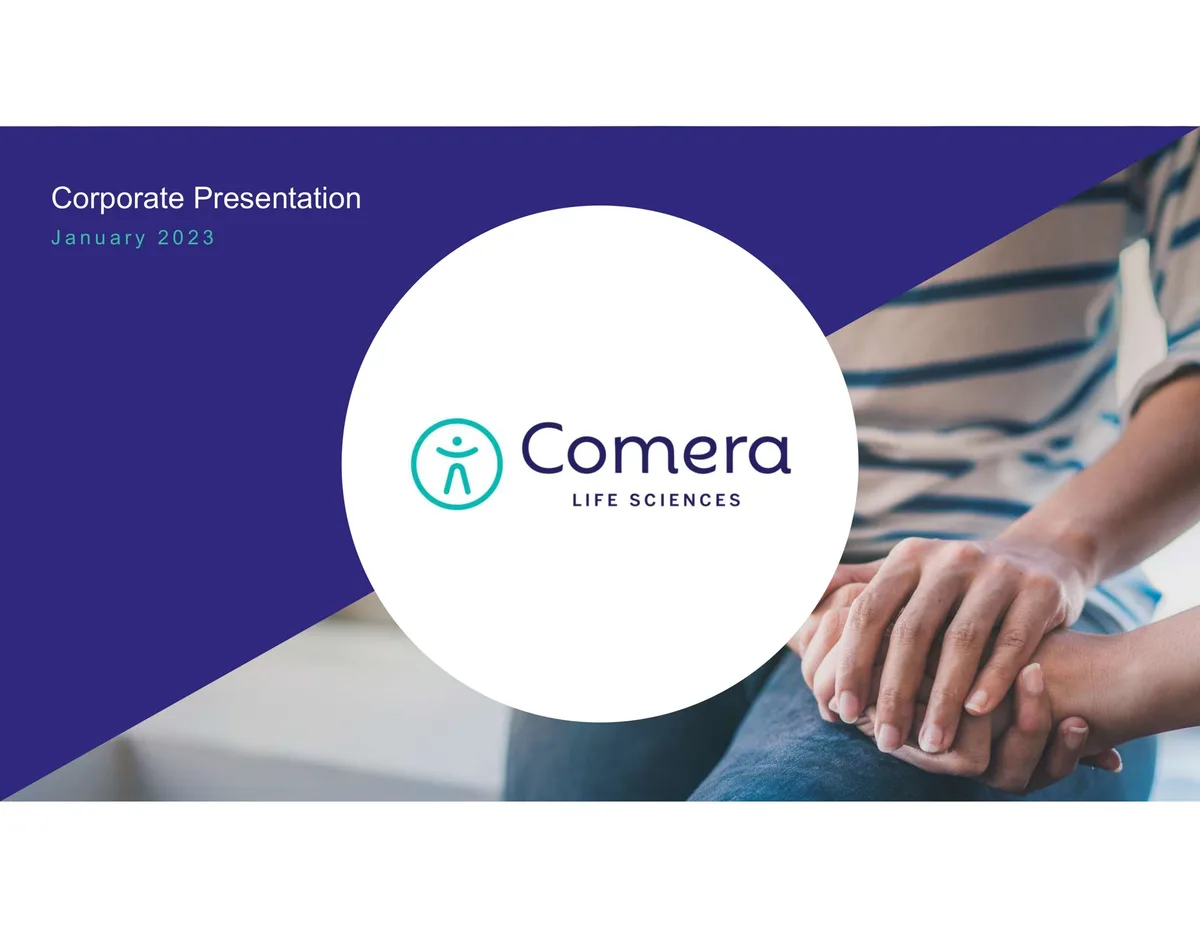 Comera | Investor Presentation Deck | 22 slides · slide 1