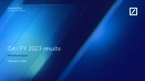 Deutsche Bank | Results Presentation Deck | 53 slides