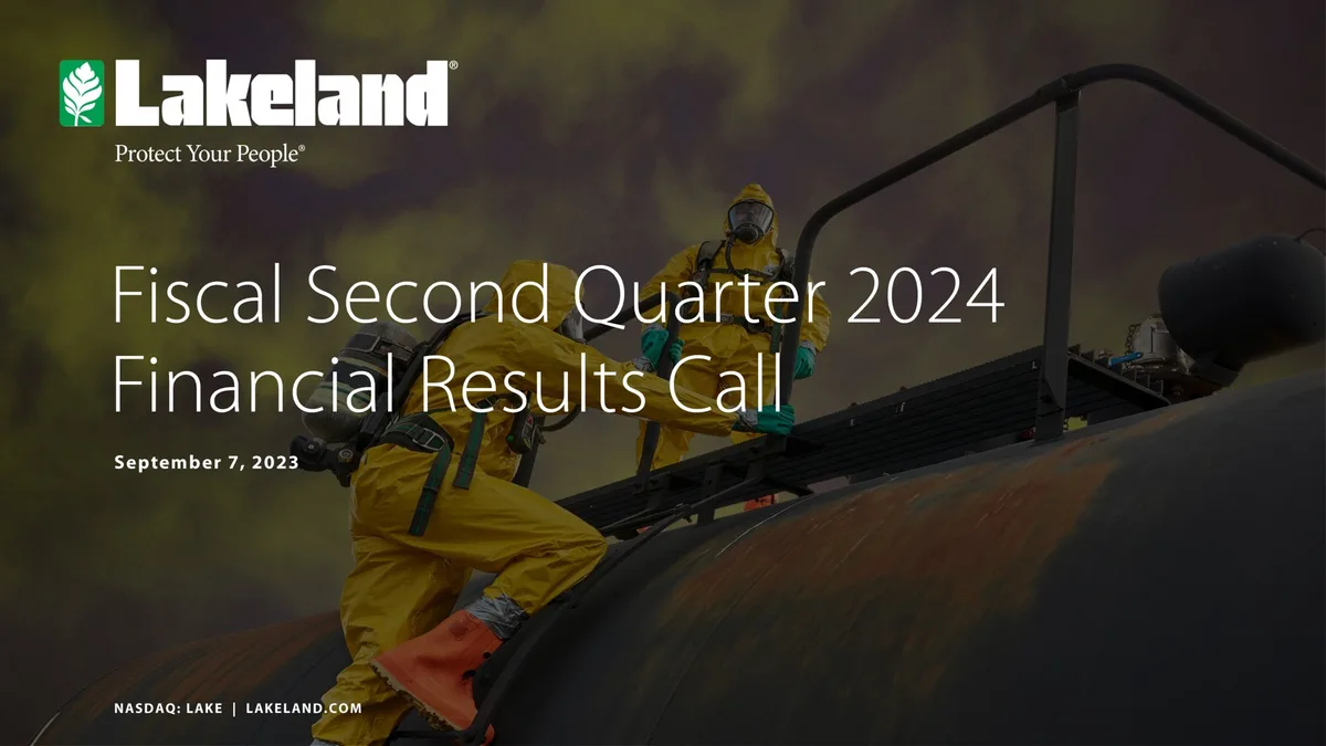 Lakeland Bancorp | Results Presentation Deck | 14 slides · slide 1