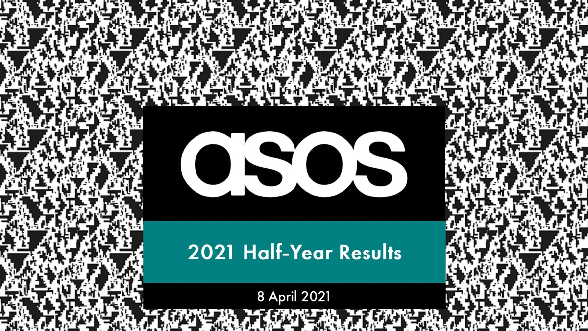 Asos | Results Presentation Deck | 31 slides · slide 1