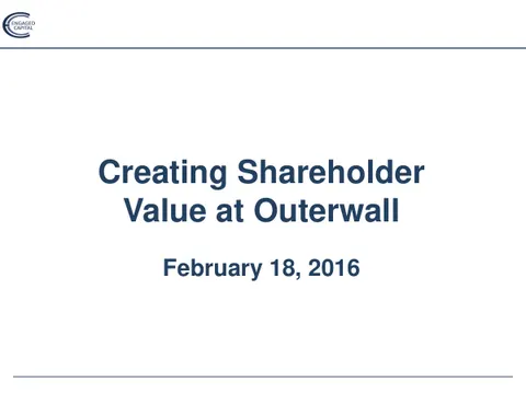 Outerwall Inc. (OUTR)