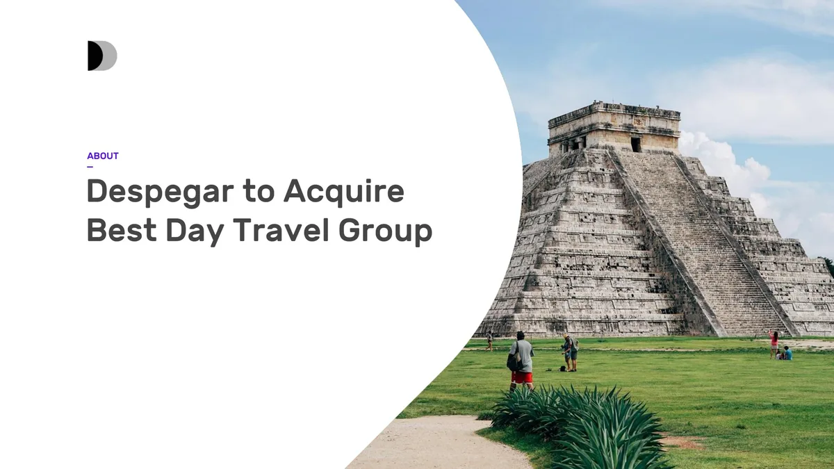 Despegar | Mergers and Acquisitions Presentation Deck | 11 slides · slide 1