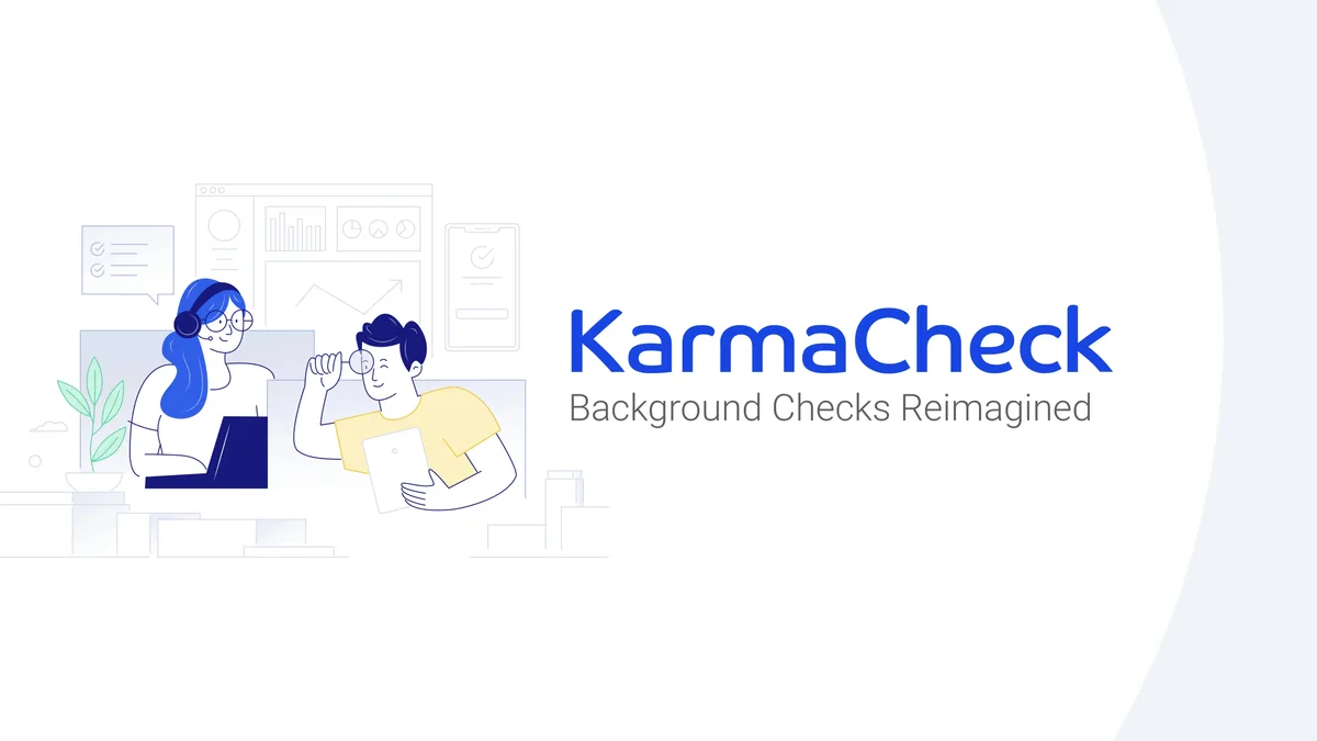 Here's the pitch deck a LinkedIn cofounder used for a startup that wants to be a 'one-stop shop' for background checks · slide 1