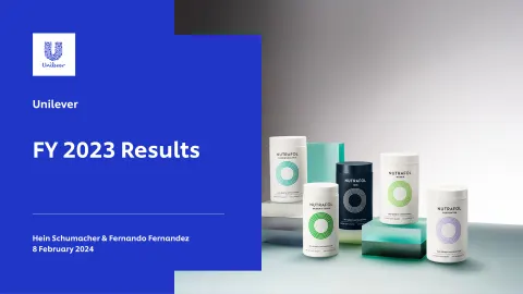 Unilever | Results Presentation Deck | 41 slides