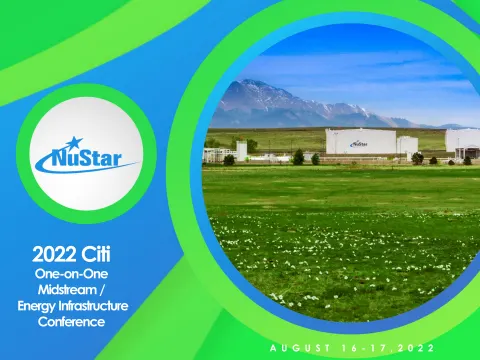 NuStar Energy | Investor Conference Presentation Deck | 34 slides