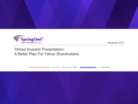 Yahoo! Inc. (YHOO)