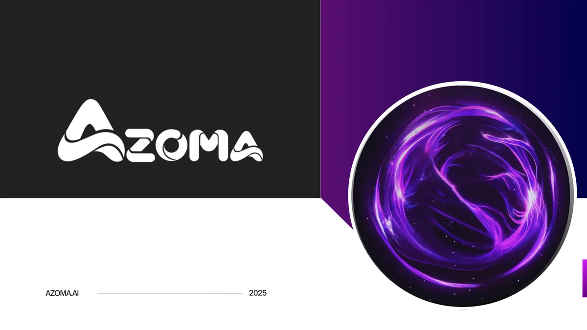 Pitch deck: Azoma raises $4M to help brands show up in AI search · slide 1