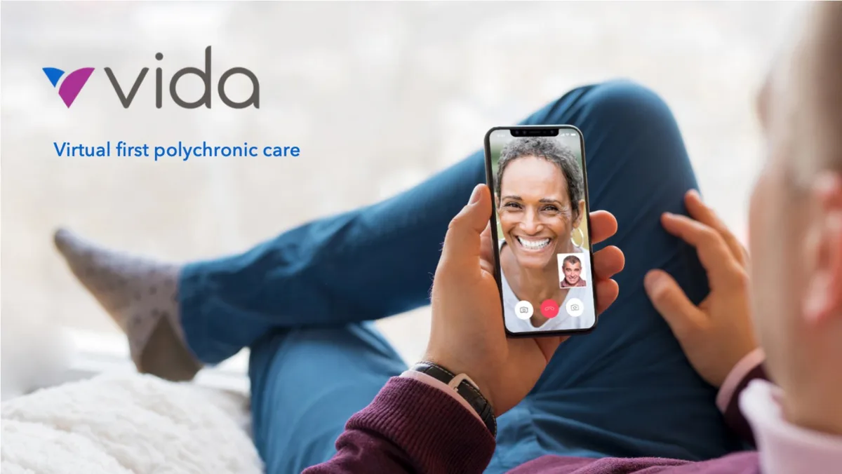 Pitch deck: Vida raises $110 million from General Atlantic, Centene · slide 1