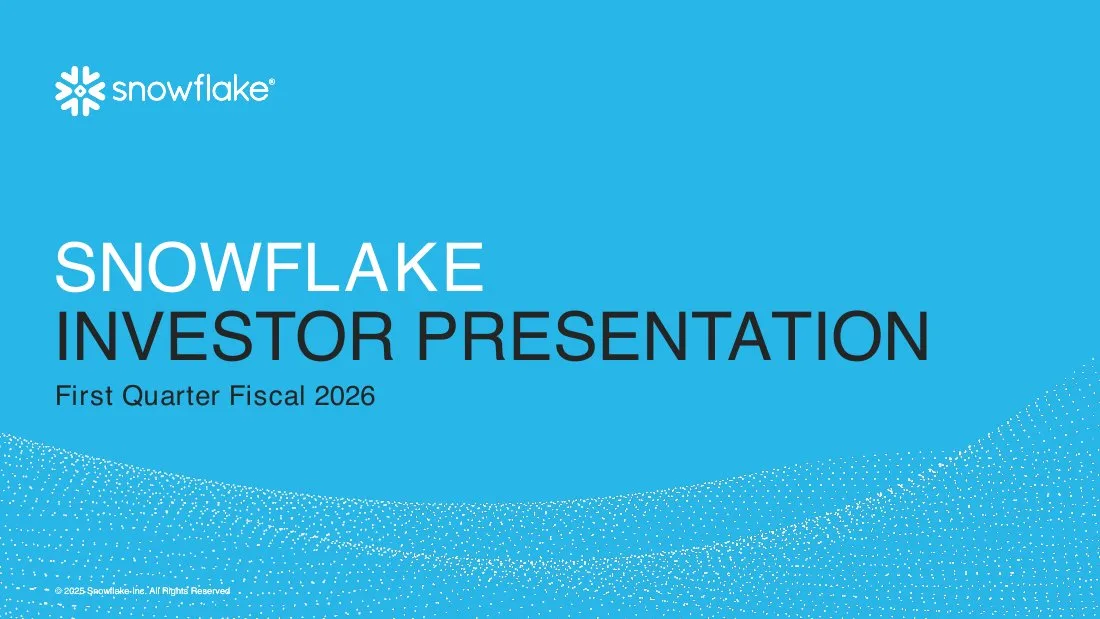 2025 Q1FY26 Investor Presentation · slide 1