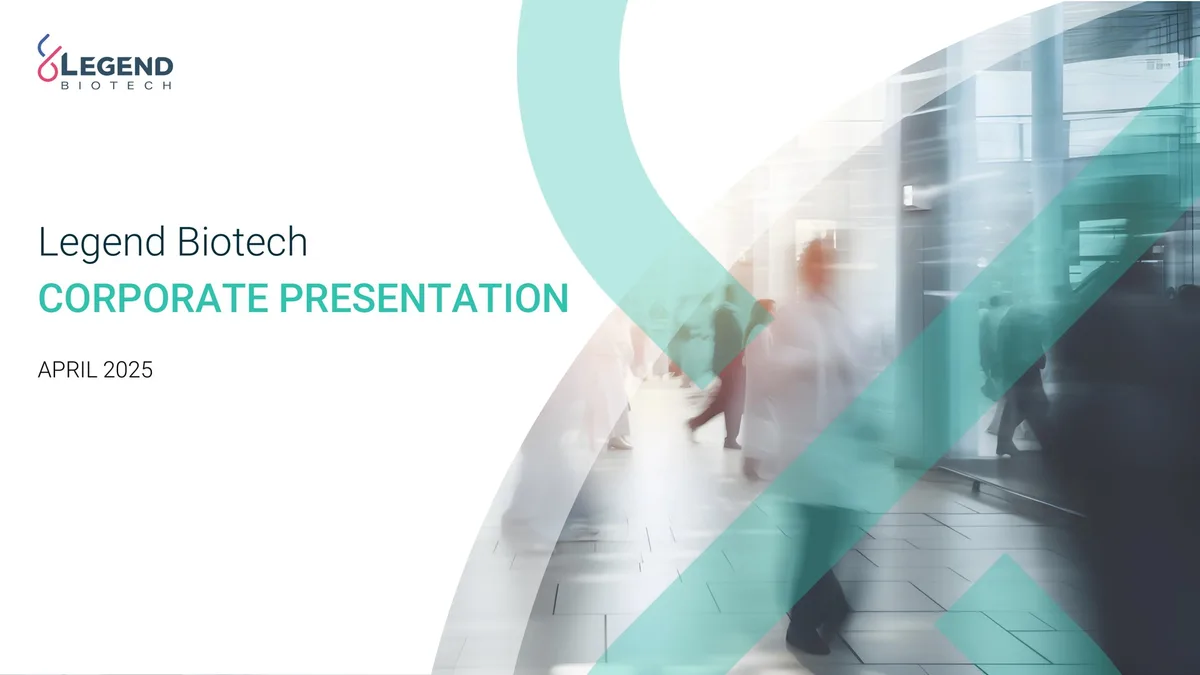 Legend Biotech | Investor Presentation Deck | 26 slides · slide 1